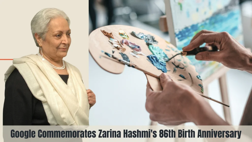 zarina hashmi 86th birth anniversary